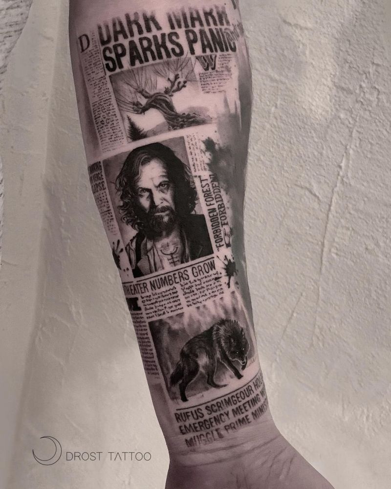 30 Unique Newspaper Tattoos You Must Love