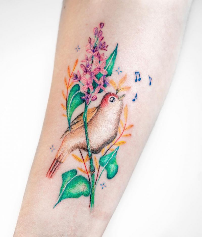 30 Unique Nightingale Tattoos to Inspire You