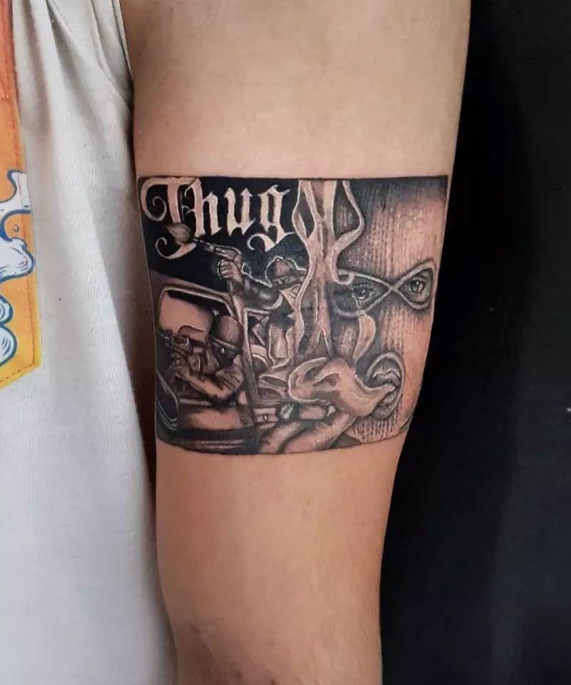 30 Unique Thug Life Tattoos For Your Next Ink