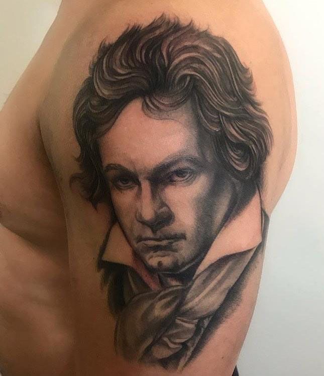 30 Awesome Beethoven Tattoos to Inspire You