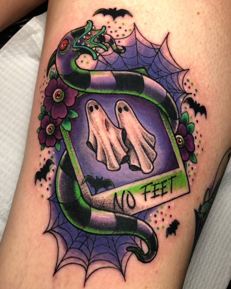 30 Unique Beetlejuice Tattoos You Must Love