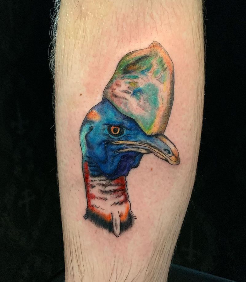 30 Unique Cassowary Tattoos You Must Love