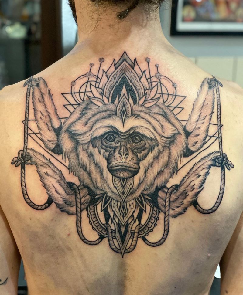 25 Unique Gibbon Tattoos for Your Inspiration