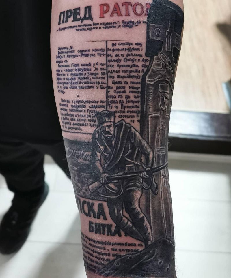 30 Unique Newspaper Tattoos You Must Love