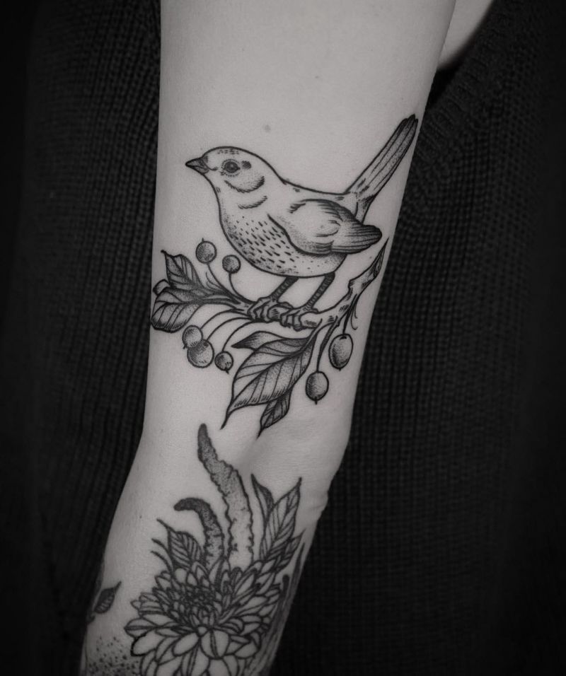 30 Unique Nightingale Tattoos to Inspire You