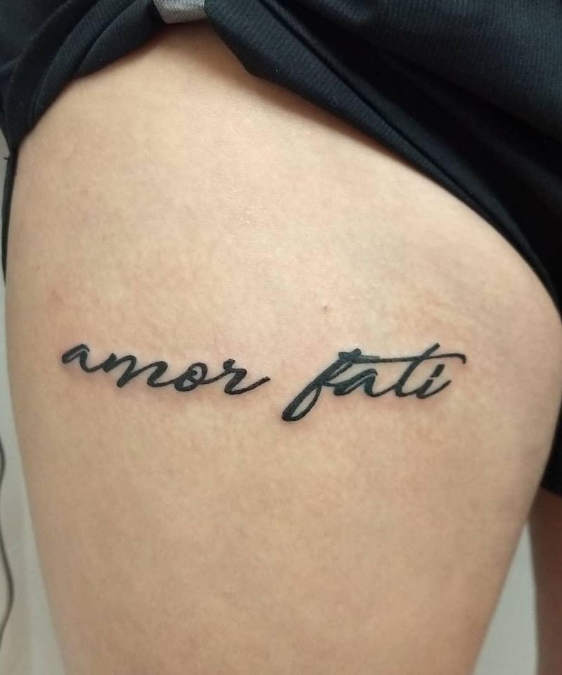 30 Unique Amor Fati Tattoos to Inspire You