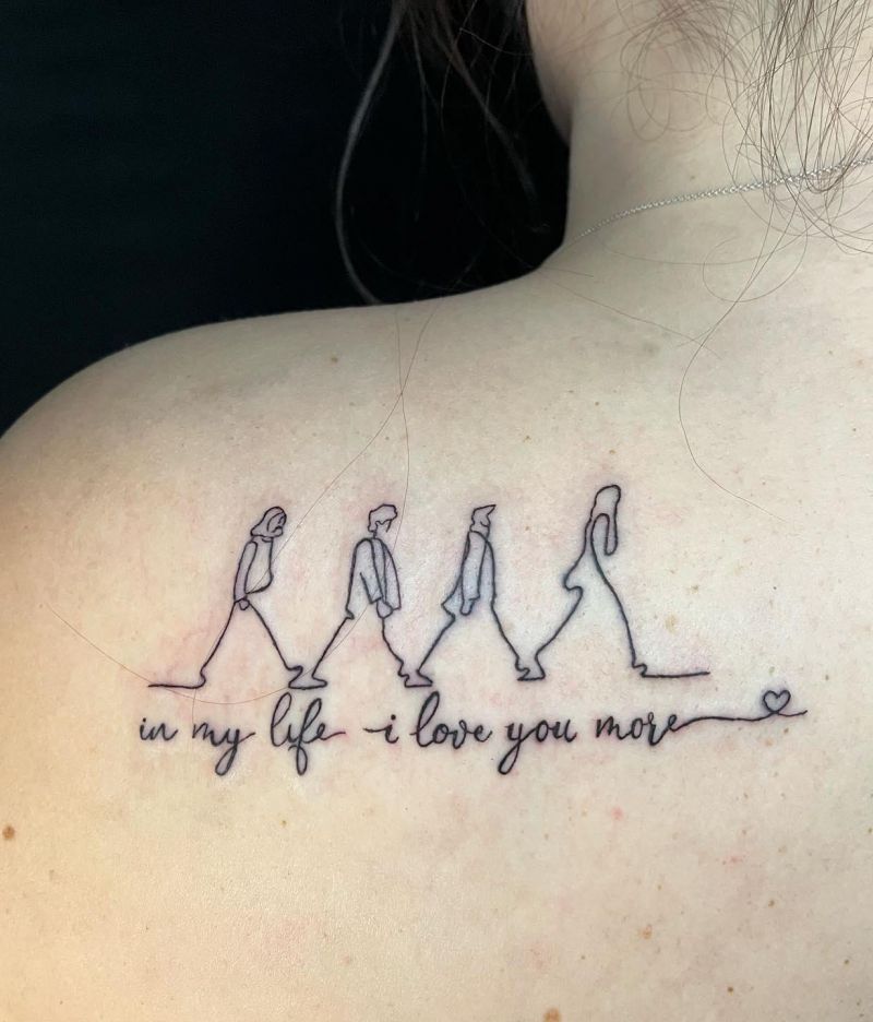 30 Cool Beatles Tattoos for Your Inspiration