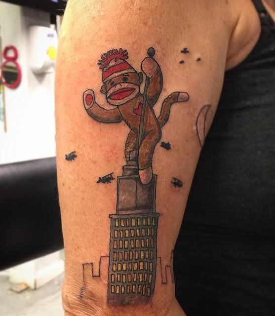 27 Unique Sock Monkey Tattoos for Your Inspiration