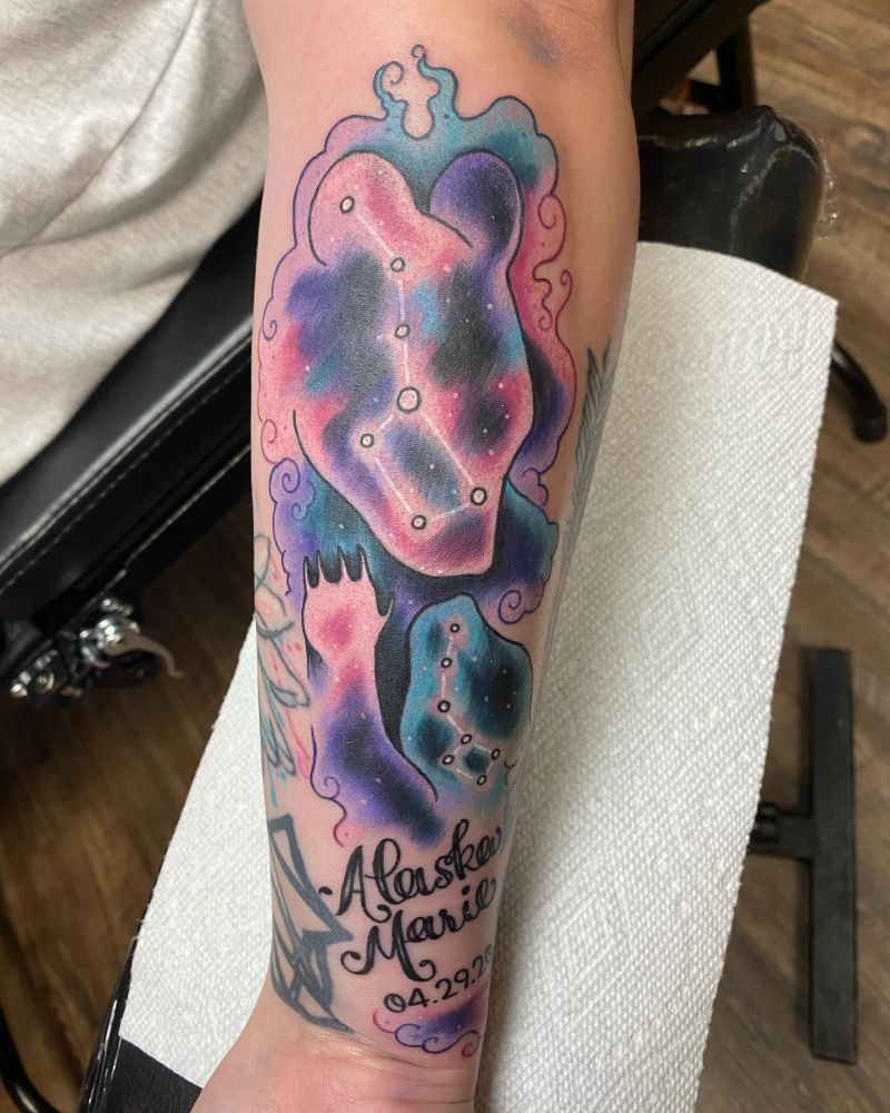 30 Unique Ursa Major Tattoos to Inspire You