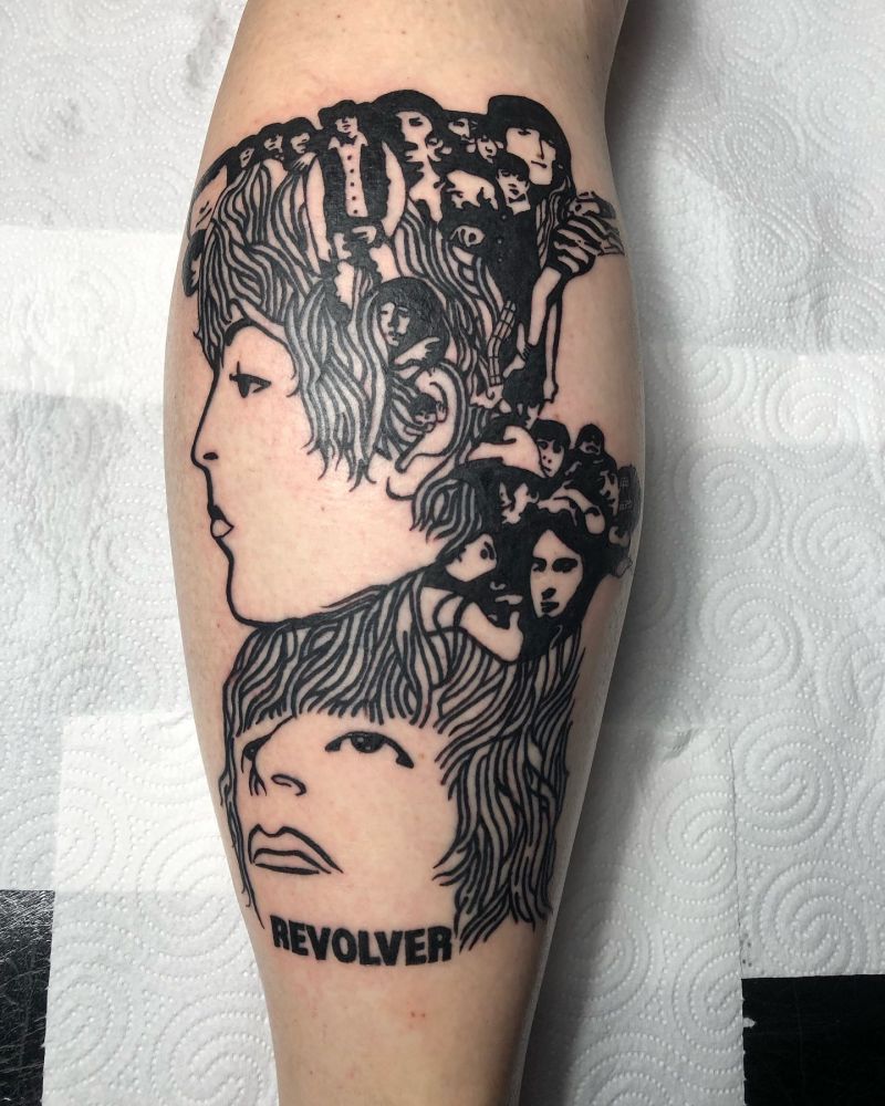 30 Cool Beatles Tattoos for Your Inspiration