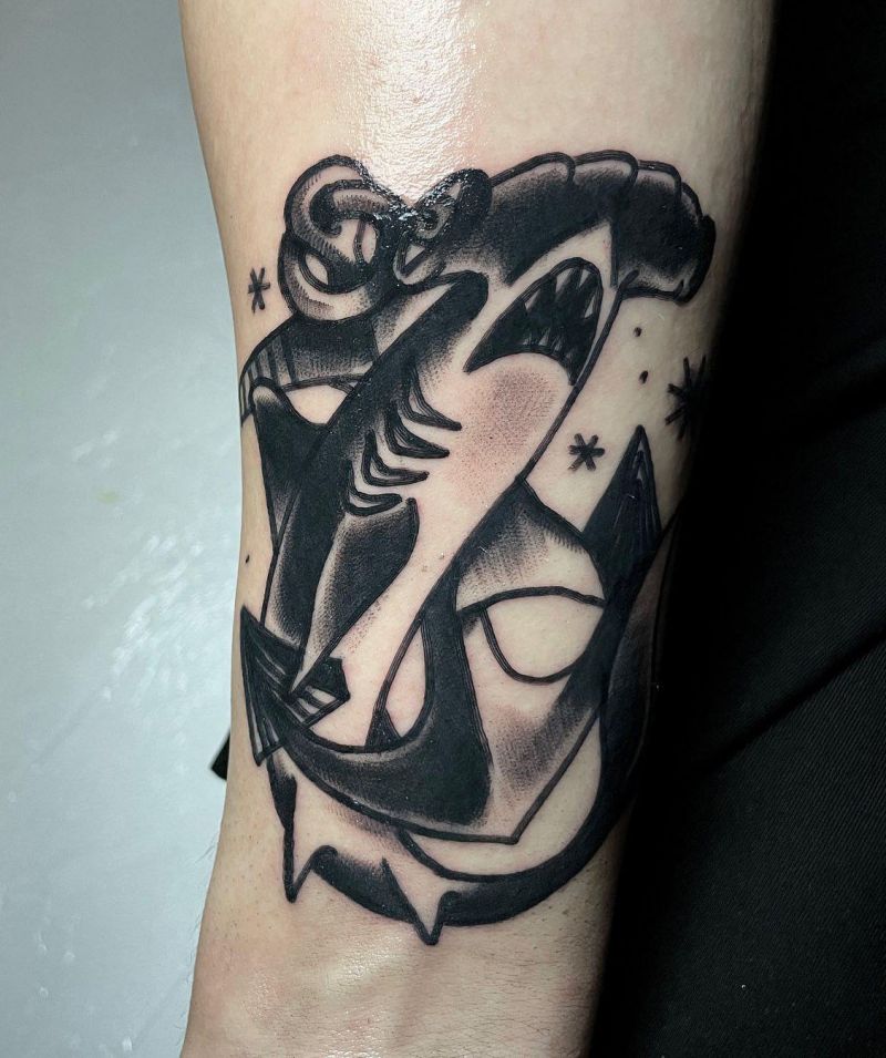 30 Unique Hammerhead Shark Tattoos You Must Love