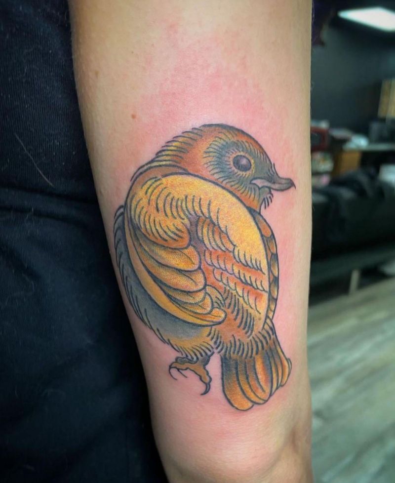 30 Unique Nightingale Tattoos to Inspire You