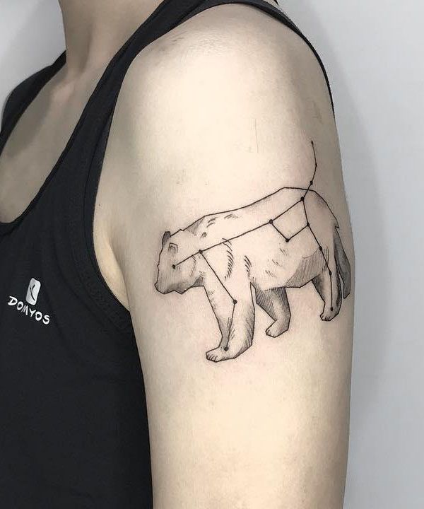 30 Unique Ursa Major Tattoos to Inspire You