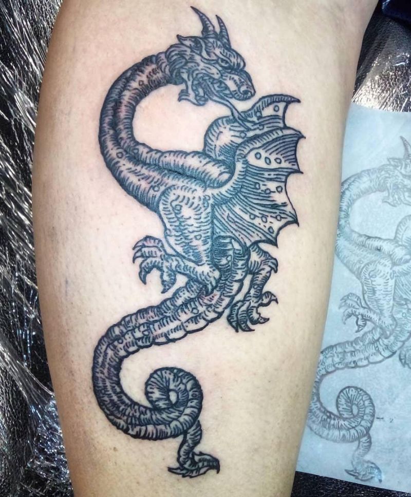 30 Unique Wyvern Tattoos You Must Love