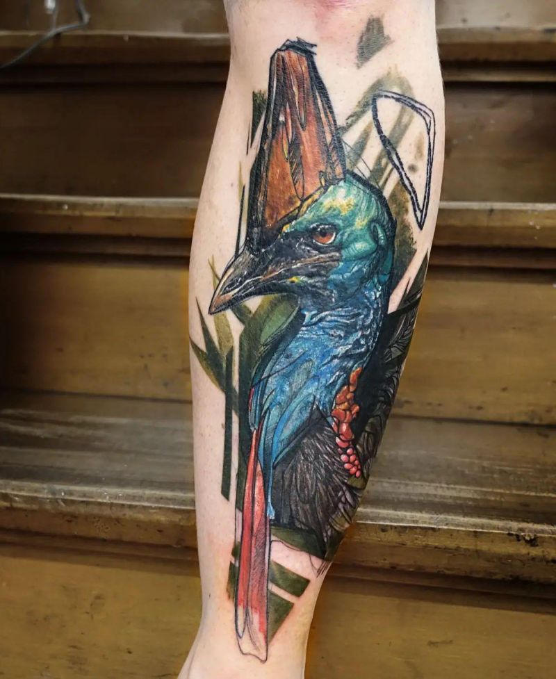 30 Unique Cassowary Tattoos You Must Love