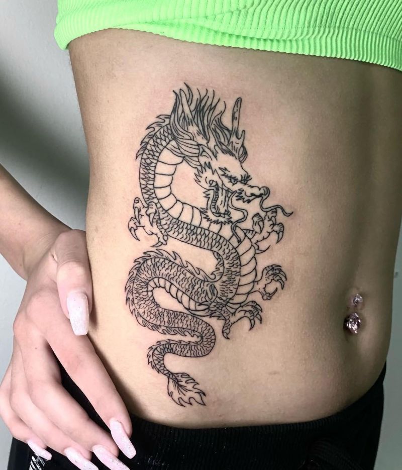 30 Pretty Chinese Dragon Tattoos You Can Copy