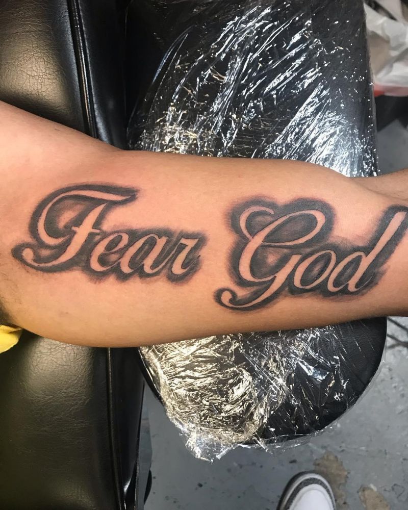 30 Unique Fear God Tattoos For Your Next Ink