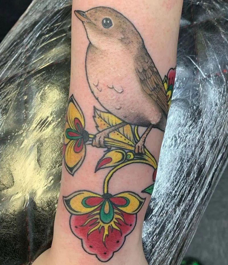 30 Unique Nightingale Tattoos to Inspire You