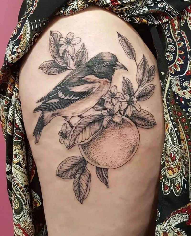 30 Pretty Oriole Tattoos to Inspire You