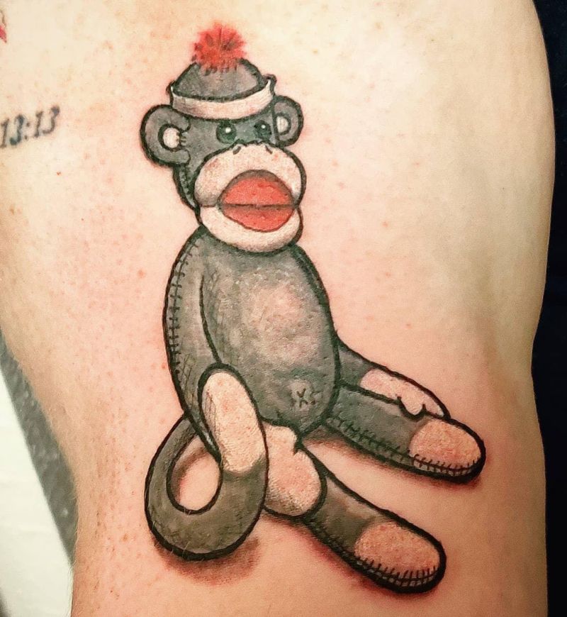 27 Unique Sock Monkey Tattoos for Your Inspiration