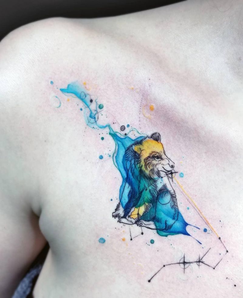 30 Unique Ursa Major Tattoos to Inspire You