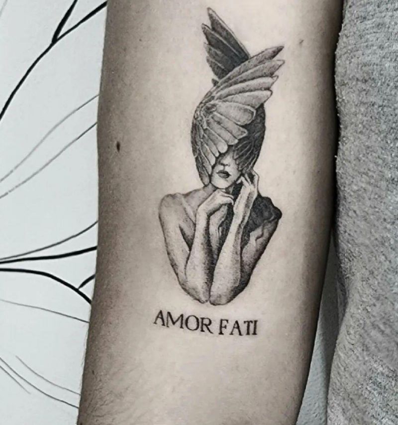 30 Unique Amor Fati Tattoos to Inspire You