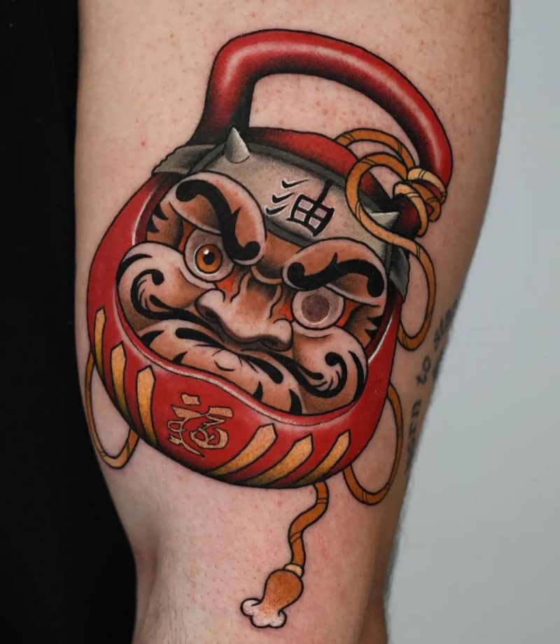 30 Unique Daruma Doll Tattoos for Your Inspiration