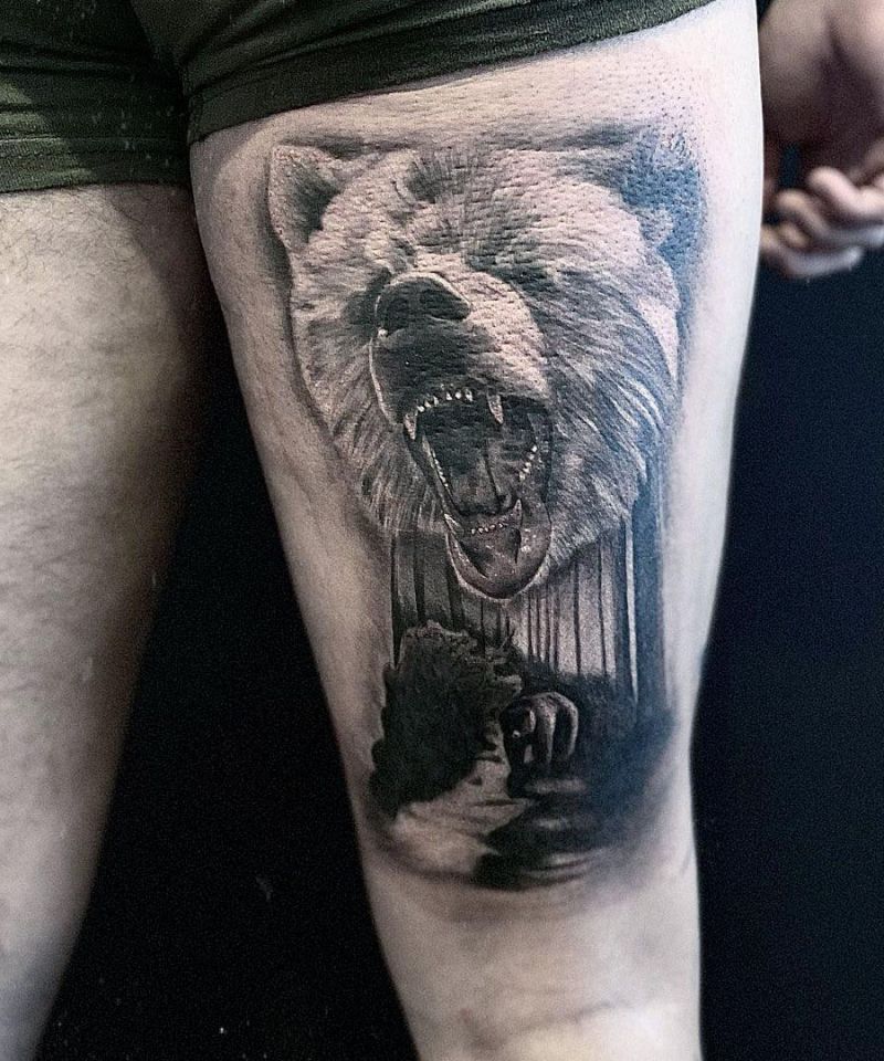 30 Awesome Grizzly Bear Tattoos For Your Next Ink