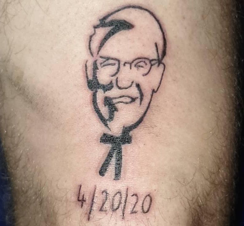 30 Unique KFC Tattoos You Must Love