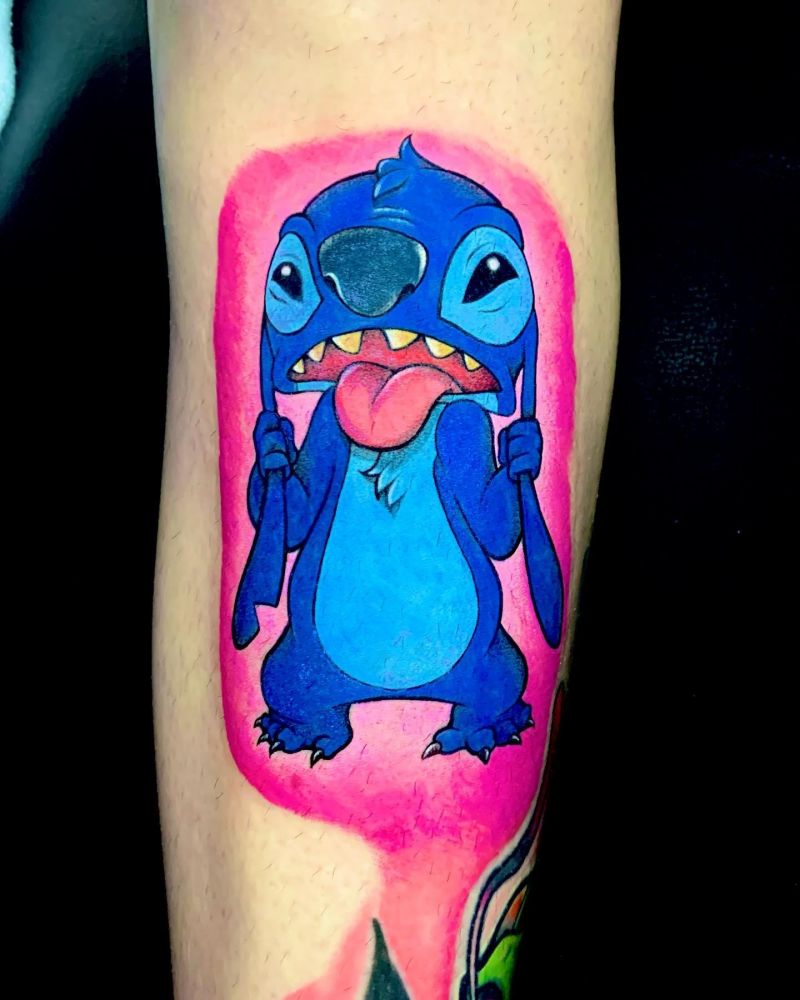 30 Unique Stitch Tattoos You Can Copy