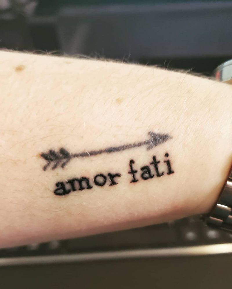 30 Unique Amor Fati Tattoos to Inspire You