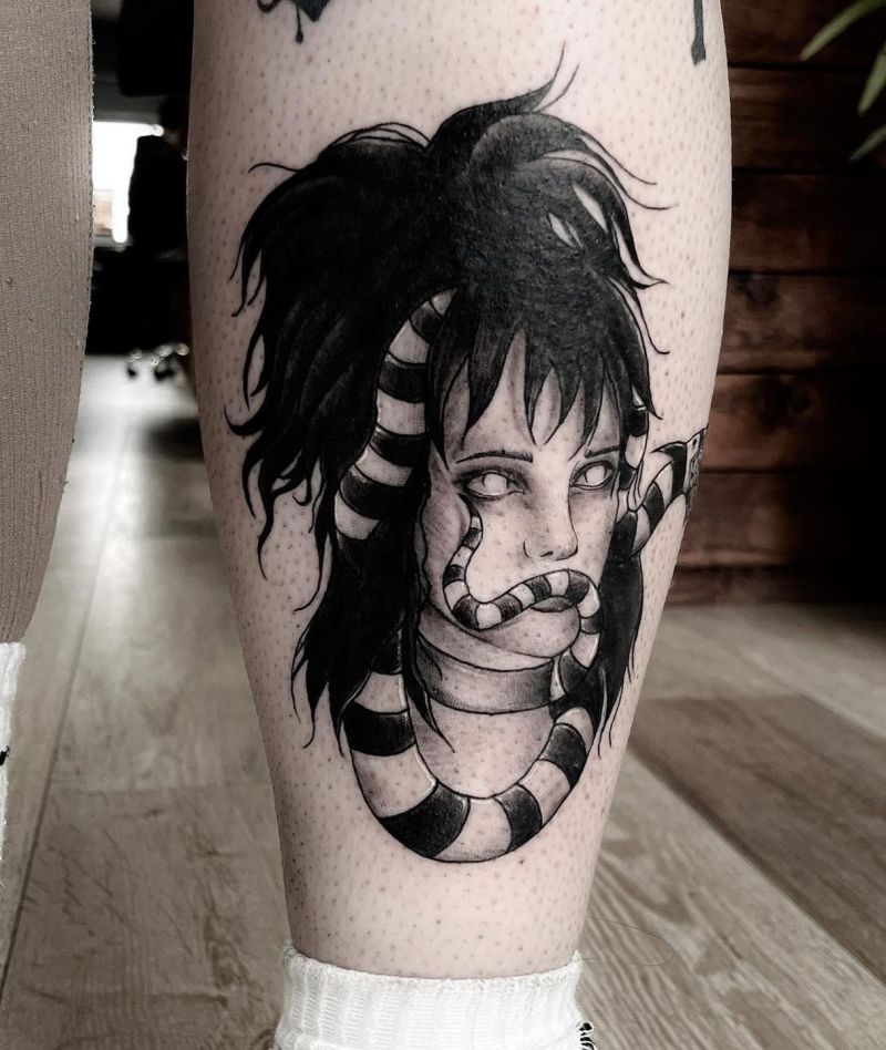 30 Unique Beetlejuice Tattoos You Must Love