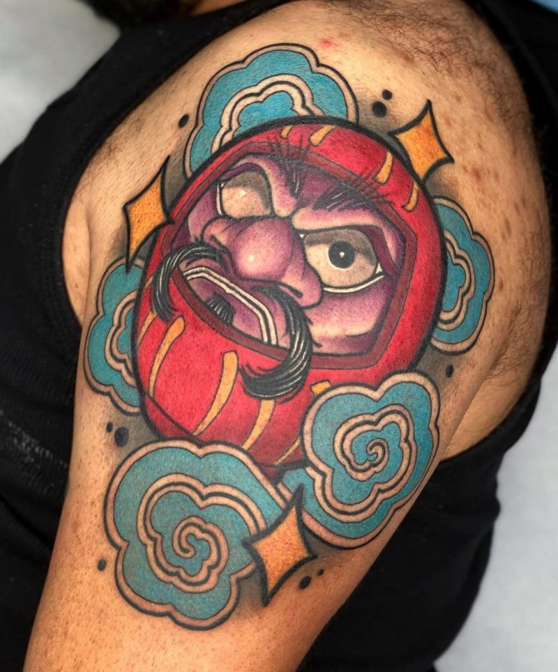 30 Unique Daruma Doll Tattoos for Your Inspiration