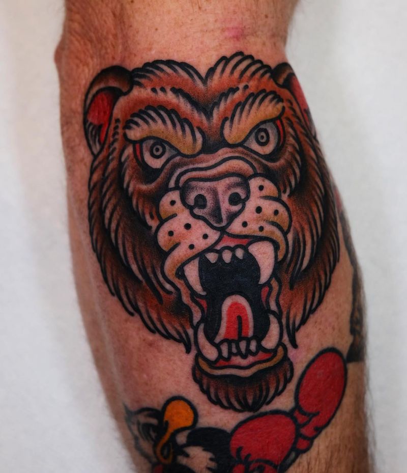30 Awesome Grizzly Bear Tattoos For Your Next Ink