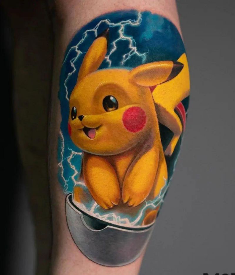 30 Cool Pikachu Tattoos You Can Copy