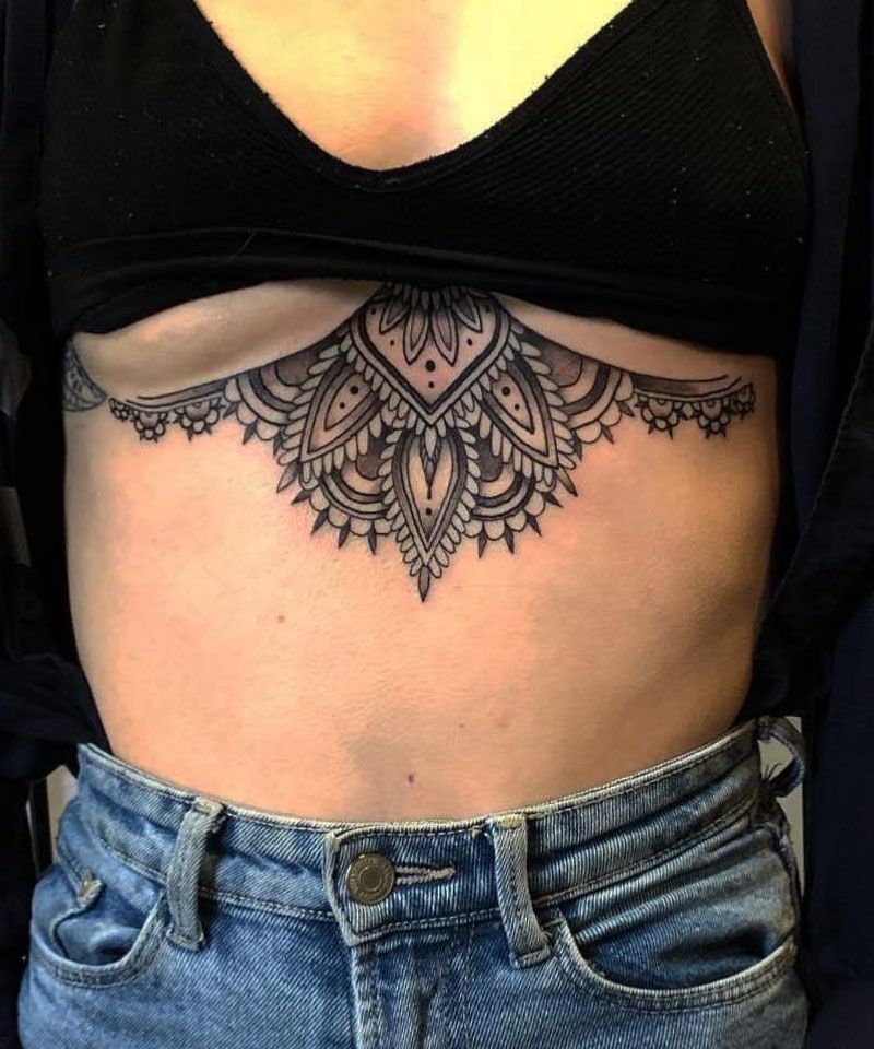 30 Pretty Sternum Tattoos For Your Next Ink