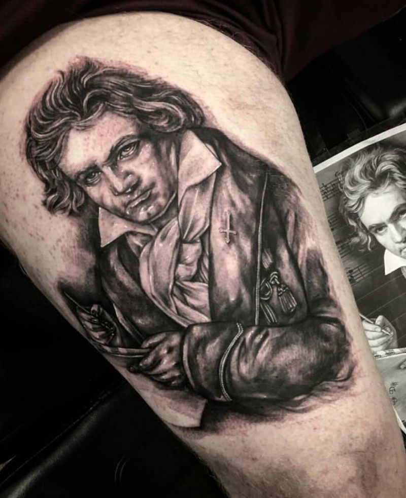 30 Awesome Beethoven Tattoos to Inspire You