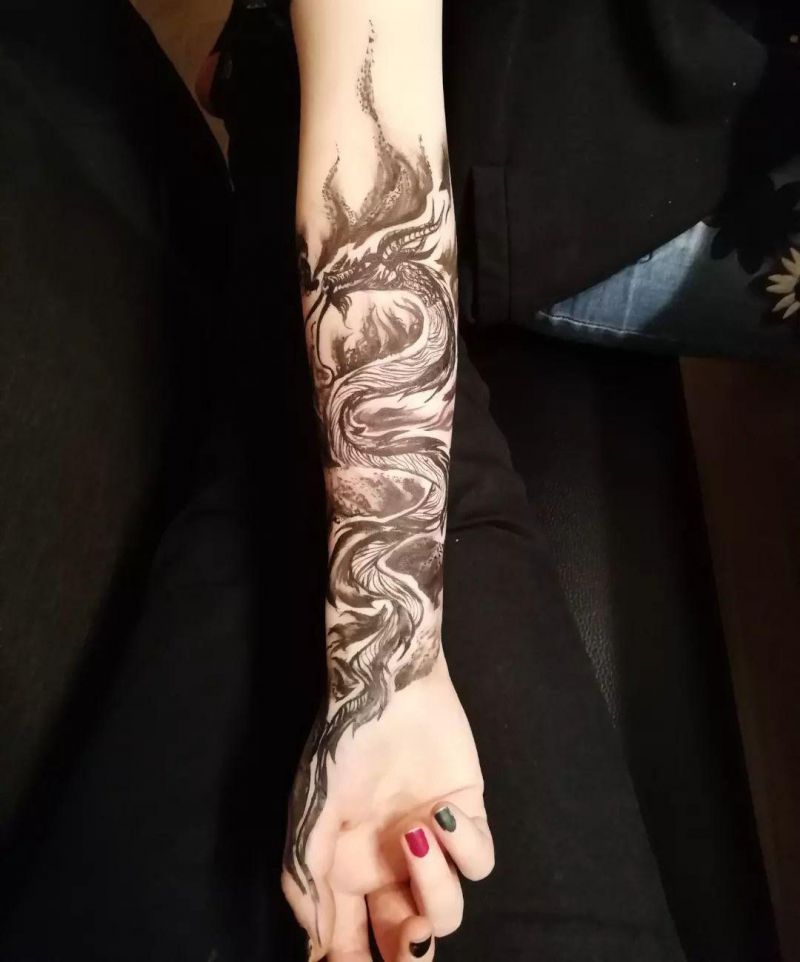 30 Pretty Chinese Dragon Tattoos You Can Copy