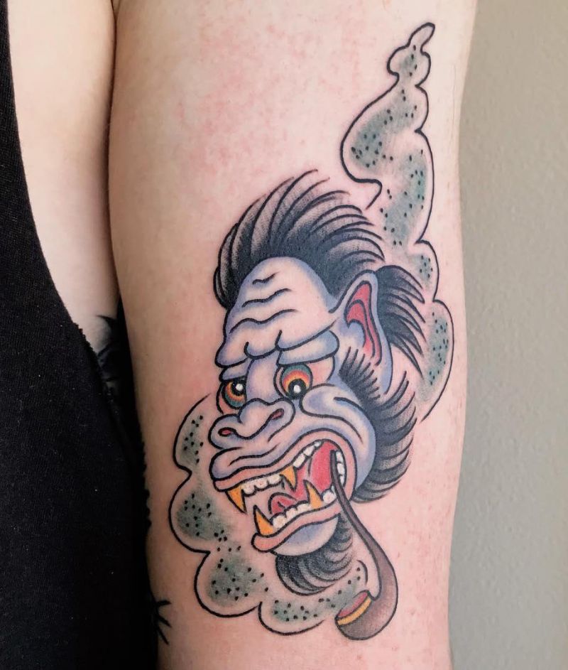 6 Unique Monkey Smoking Tattoos You Can Copy