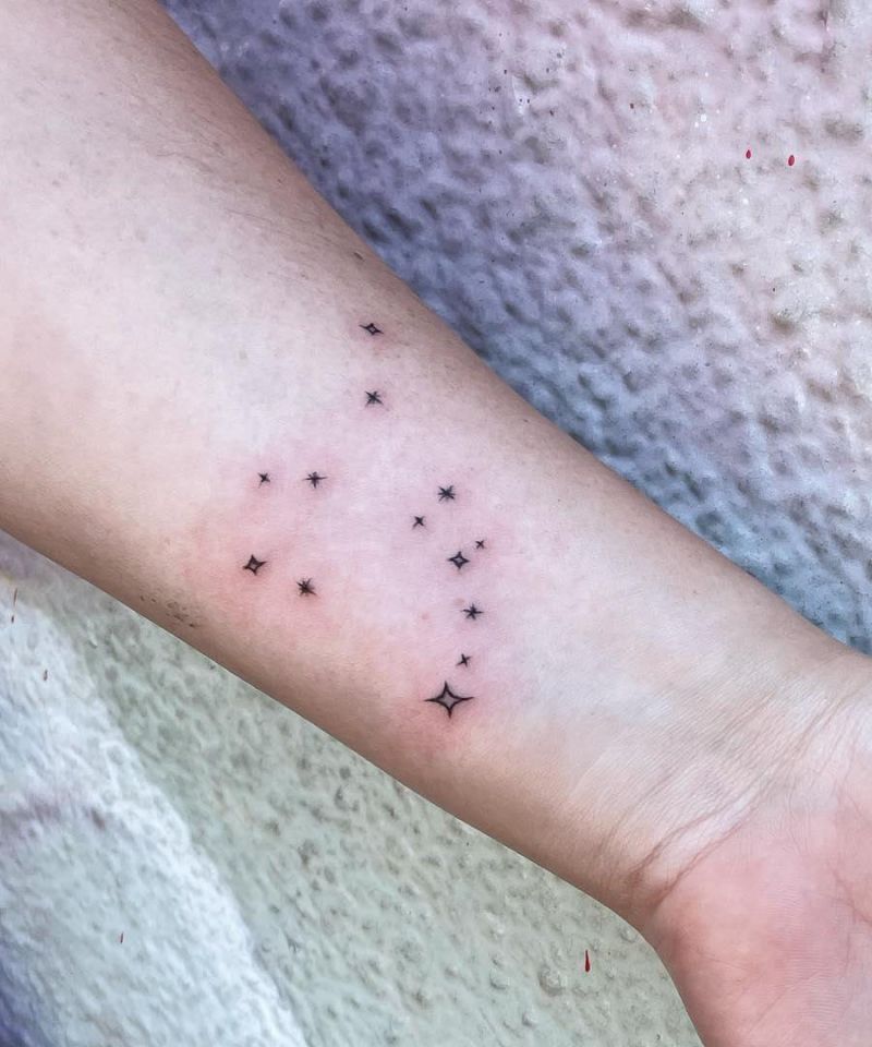 14 Unique Ursa Minor Tattoos You Can Copy