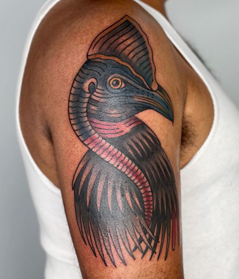 30 Unique Cassowary Tattoos You Must Love