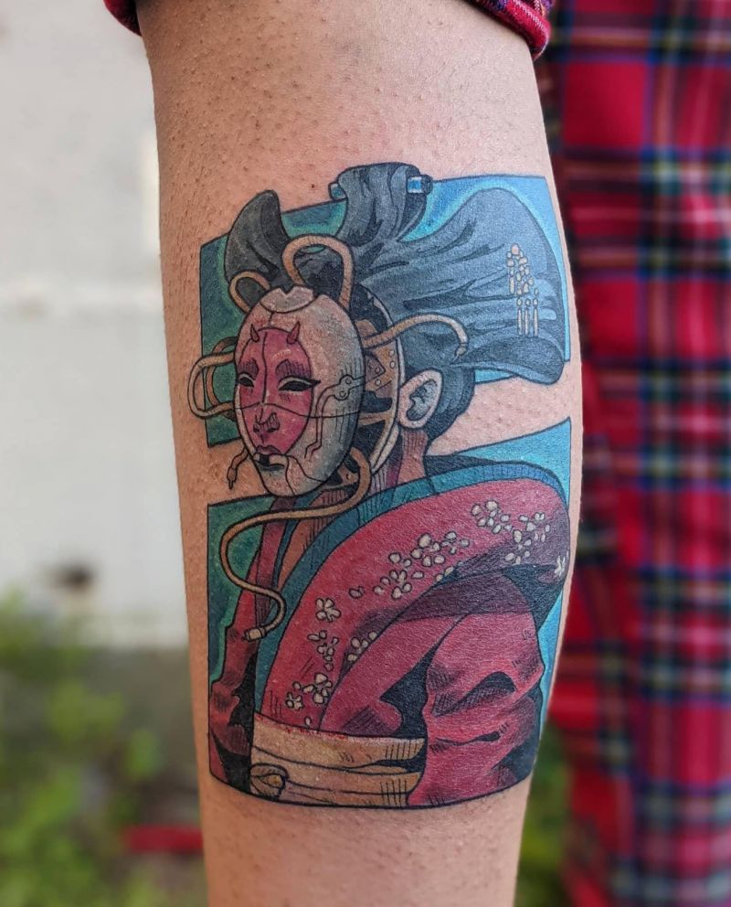 30 Unique Ghost In The Shell Tattoos You Can Copy