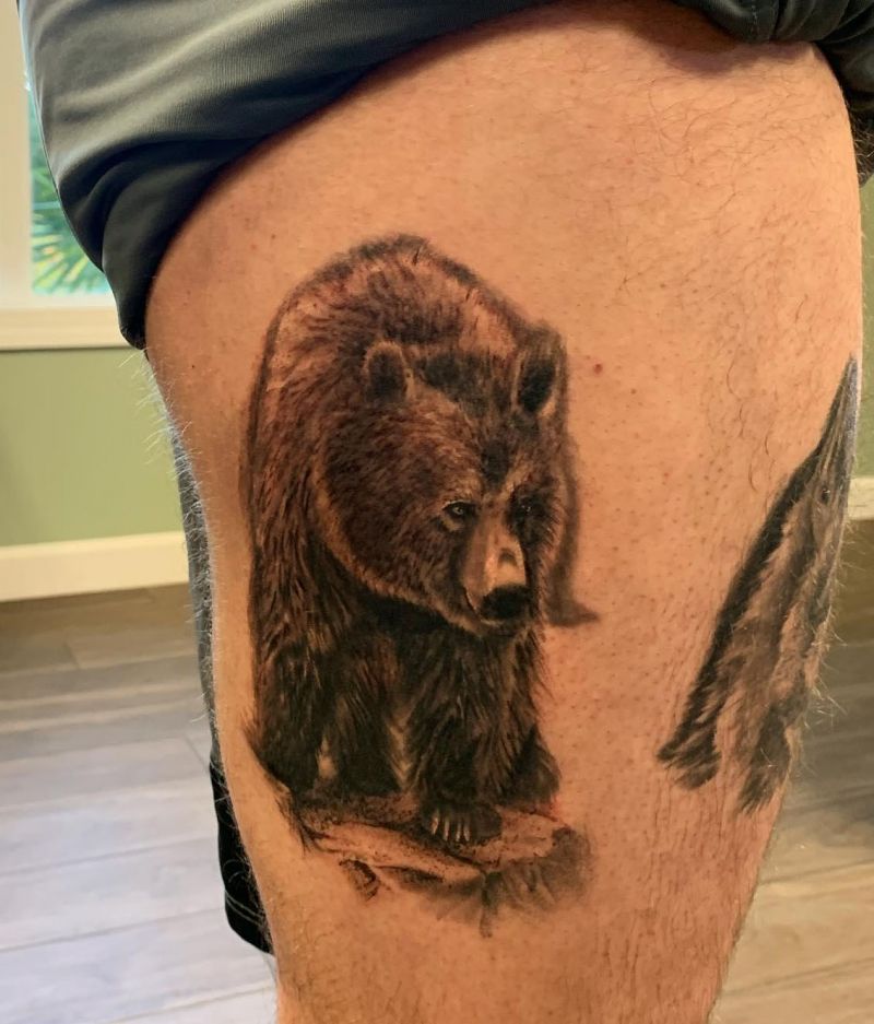 30 Awesome Grizzly Bear Tattoos For Your Next Ink