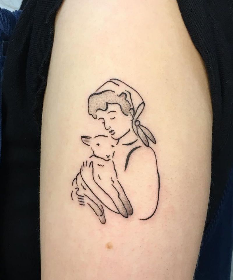 30 Cute Lamb Tattoos You Can Copy