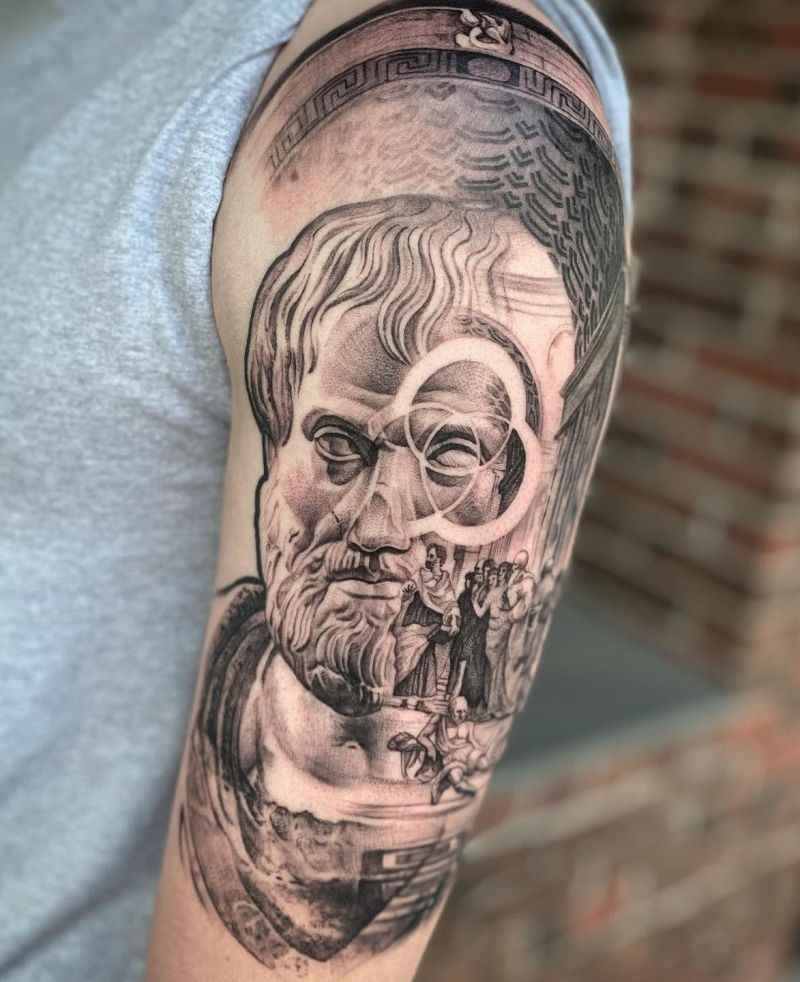 16 Unique Aristotle Tattoos to Inspire You