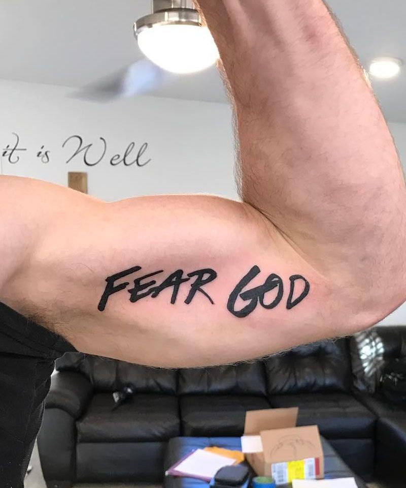 30 Unique Fear God Tattoos For Your Next Ink