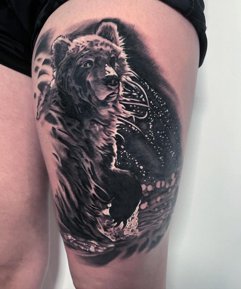 30 Awesome Grizzly Bear Tattoos For Your Next Ink