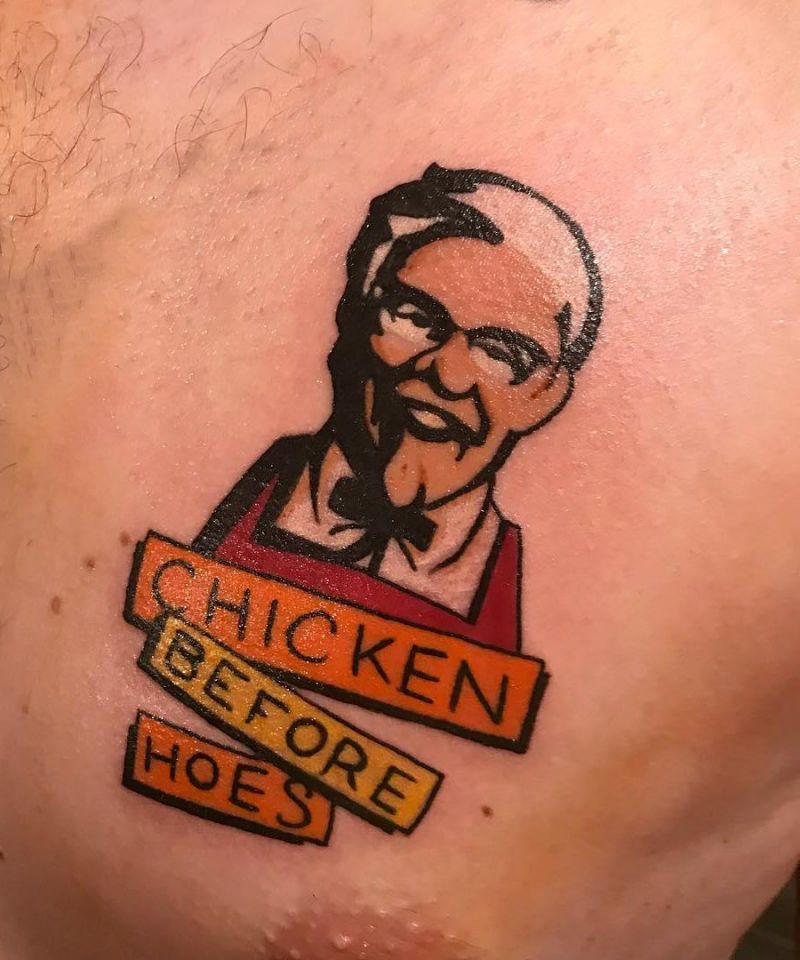 30 Unique KFC Tattoos You Must Love