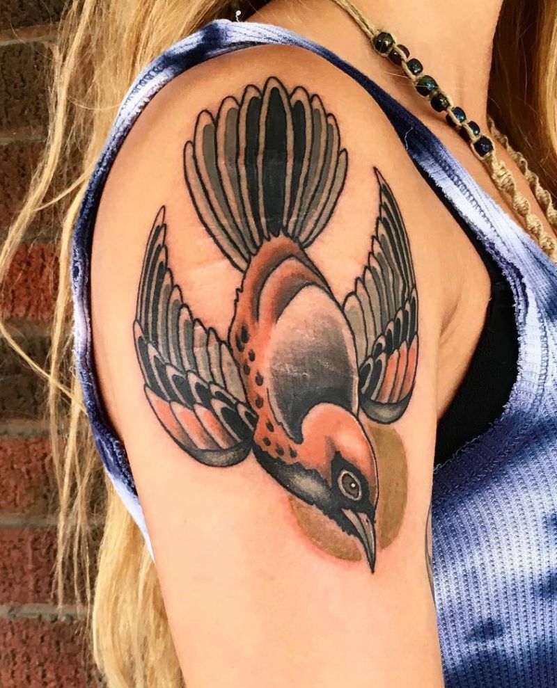 30 Pretty Oriole Tattoos to Inspire You