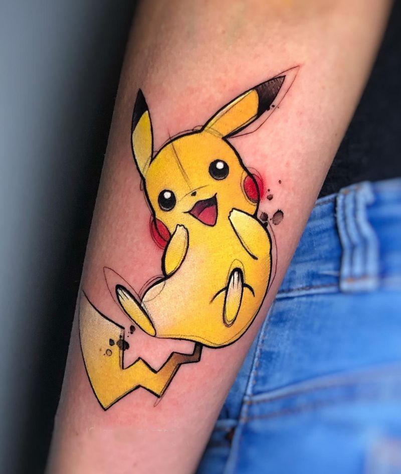 30 Cool Pikachu Tattoos You Can Copy